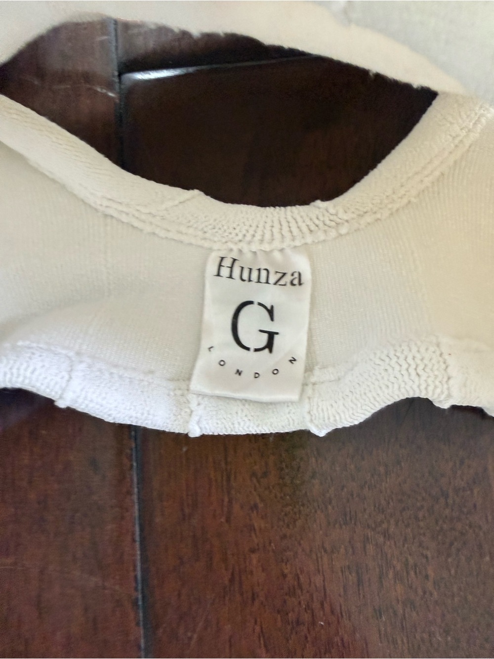 Hunza G White Ribbed Bikini Set - Picture 3 of 5